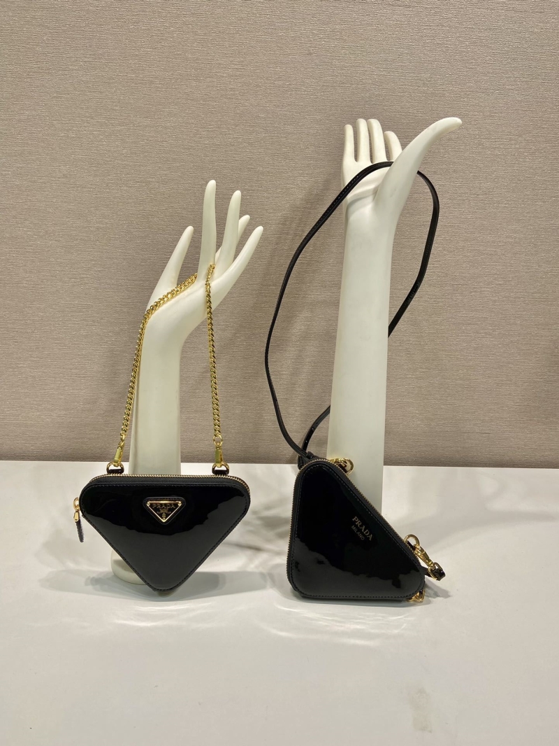 Pra*a triangle pouch